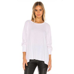 Free People Amelia White Oversized Thermal NWT